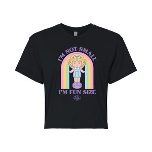 Women's - Polly Pocket - Not Small Fun Size Cropped Graphic T-Shirt - 1 of 4