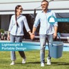 Tangkula Portable Cooler Table with Handle 4 Gallon Beer and Wine Cooler w/ Lift Top Lid & Bottle Opener 3-in-1 Outdoor Cocktail Drink Table Black/Blue - 3 of 4