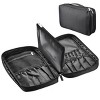 Byootique Portable Multi Brush Holder Makeup Bag Cosmetic Organizer Polyester Storage Travel Case with Belt Strap (Only Bag) - 3 of 4