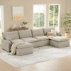 Spruce & Spring Modular Couch Oversized Sectional Sofa for Living Room - 2 of 4