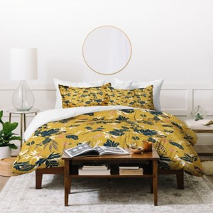 Marta Barragan Camarasa Floral Duvet Set - Deny Designs - 1 of 4