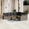 vidaXL Garden Sofa Set Grey - 2 of 4