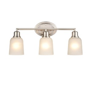 Millennium Lighting Amberle 3 - Light Vanity in  Brushed Nickel - 1 of 1