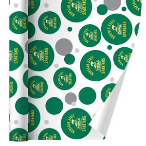 Norfolk State University Spartans Logo Premium Gift Wrap Wrapping Paper Roll 30x72 - 1 of 4