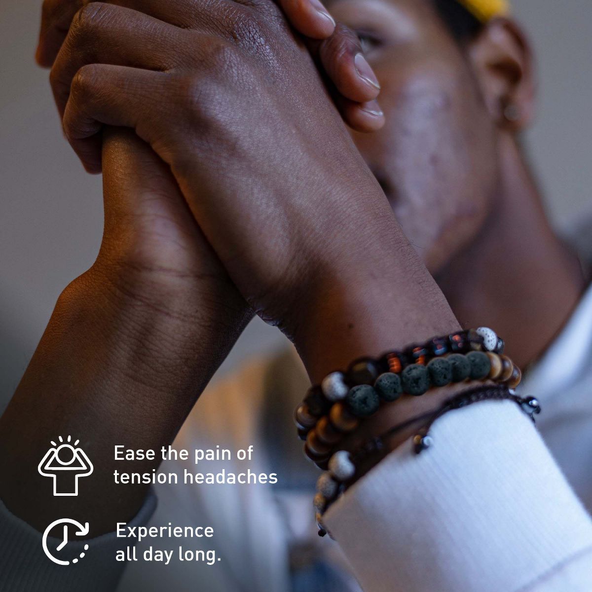 Pursonic Lavastone Braclet with essential oils - thumbnail 2