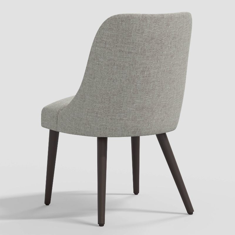Geller Modern Dining Chair in Textured Linen Zuma - Threshold™, 5 of 9