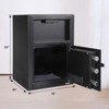 Coin Slot Safe, Heavy-Duty Cabinet Safe with Numeric Keypad and 2 Emergency Keys, Anti-Phishing Safe for Storing Valuables and Important Documents - 2 of 4