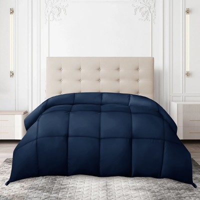 Down Alternative Comforter Ultra Soft All Season Solid Color Comforter with Corner Tabs Microfiber Duvet Insert - Lux Decor Collection