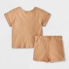 Baby Waffle Top & Bottom Set - Cat & Jack™ - 2 of 4
