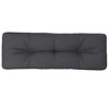 vidaXL Outdoor Pallet Cushion, Water-Repellent Fabric in Anthracite, Standard Size 47.2"x15.7"x4.7", Ideal for Patio, Deck, Garden - 4 of 4