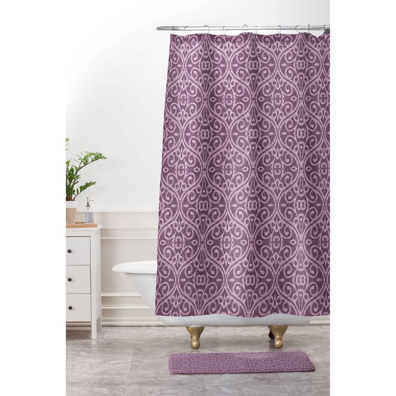 Wagner Campelo Boho Volutes Lavender Shower Curtain Purple - Deny Designs, 4 of 5