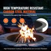 VEVOR Fire Pit Ring, 35-Inch Outer/31-Inch Inner Diameter, 10inch Height Fire Pit Insert, for Outdoor Camping, Bonfires, Black - 3 of 4