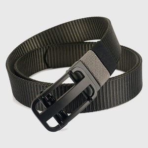 Anna-Kaci Women's Elastic Nylon Waist Belt with Zinc Alloy Adjustable Buckle - 1 of 4