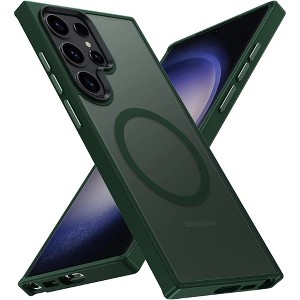 Entronix [Magnetic] Case Compatible with Galaxy S25 Ultra - Translucent Frosted Matte - 1 of 4