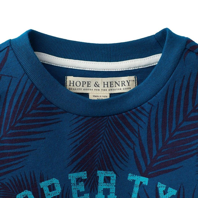 Hope & Henry Boys' Short Sleeve Graphic Tee, Infant, 3 of 5