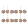 Wood Deer Tree Disc Ornament (Set of 12) - 4 of 4