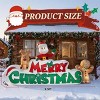 GOTGELIF 9.5FT Inflatable Merry Christmas Sign with LED Lights Outdoor Holiday Decoration - 2 of 4