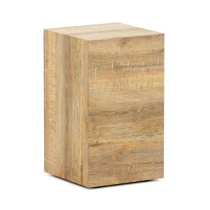 NicBex Modern 15.7" Square Small Coffee Table with Solid Frame for Living Room and Office - 1 of 4