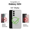 Vena vCommute Wallet Case for Galaxy S23+, Leather Flip Cover with Card Slot and Kickstand - Black - 3 of 4
