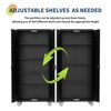 GustoWave Storage Metal Cabinet 72" with Doors and 4 Shelves, Adjustable Feet and Lock, Tall Storage Cabinet for Pantry Garage - 4 of 4