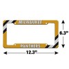 Milwaukee Panthers Corner Stripes License Plate Tag Frame - 4 of 4