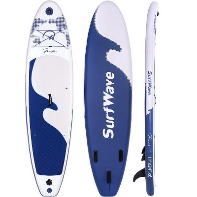 VYNXARIA Inflatable Stand Up Paddle Board 11'*34"*6" With Accessories,Blue Gray
