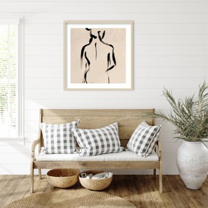 Amanti Art Abstracted Female Figure IV by June Erica Vess Framed Wall Art Print - 1 of 4