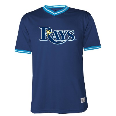 Mlb Tampa Bay Rays Boys' White Pinstripe Pullover Jersey - Xl : Target