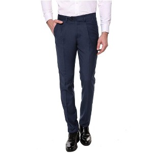 COOFANDY Men's Classic Fit Flat Front Dress Pants No Iron Premium Casual Pants Expandable Waist Suit Pants - 1 of 4