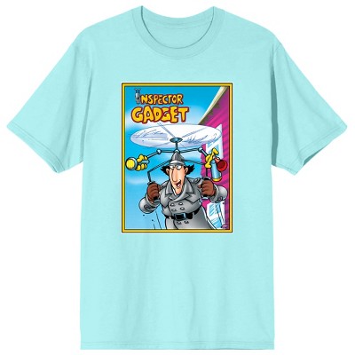 Inspector Gadget And Gadget Copter Men's Celadon Graphic Tee : Target