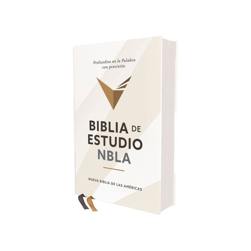 Biblia de Estudio Nbla, Tapa Dura, Interior a DOS Colores - by  Nbla-Nueva Biblia de Las Américas & Vida (Hardcover), 1 of 2