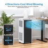 8,000 BTU 3-in-1 Portable Air Conditioner - Cools Rooms Up to 350 Sq.Ft with Fan & Dehumidifier, Quiet AC Unit for Bedroom with Easy Install Kit - 2 of 4