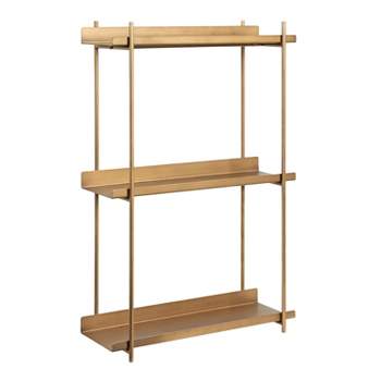 Kate & Laurel All Things Decor Dominic Tiered Wall Shelf 