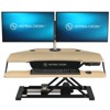 VersaDesk PowerPro Elite 36" Smart Height Adjustable Corner Standing Desk Converter for Home & Office, Maple, w/ USB Charging Port & App Control - 2 of 4