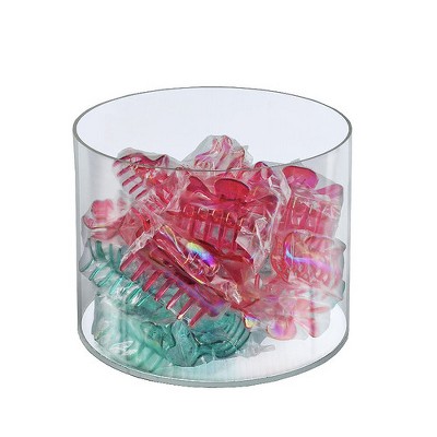 Azar Displays Clear Acrylic Cylinder, Plastic Round Container and Riser, 8"W x 8"H