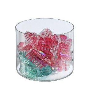 Azar Displays Clear Acrylic Cylinder, Plastic Round Container and Riser, 8"W x 8"H - 1 of 4