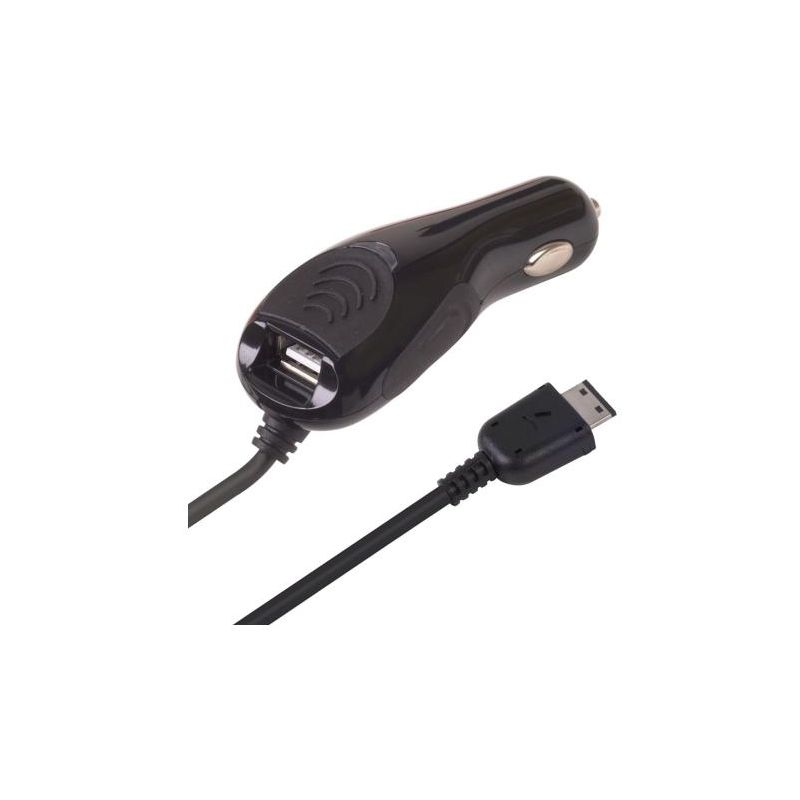 Wireless Solutions Car Charger for Samsung I770 Saga, I910 Omnia, R200, R430, A887, T229, T339, T439, T639, 1 of 2