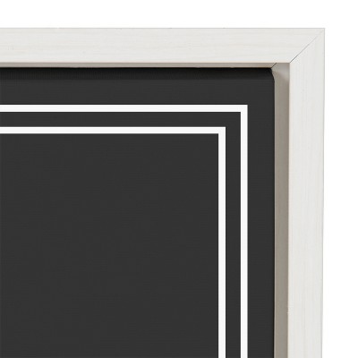 Wash Dry and Fold Black and White Canvas Print with Frame