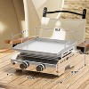 ZAFRO Portable Propane Griddle, 16000BTU Tabletop Portable Propane Gas Grill with 2 Burners, Stainless Steel Flat Top Grill, Outdoor Cooking - 3 of 4