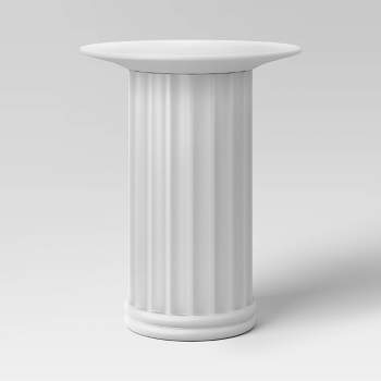 Plaster Accent Table White - Threshold™ designed with Studio McGee