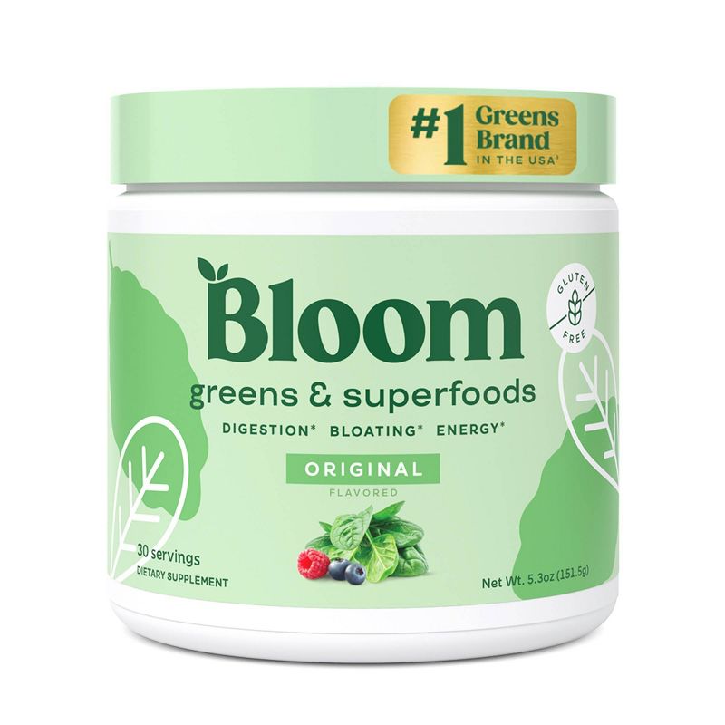 BLOOM NUTRITION Greens and Superfoods Powder - Original, 1 of 10