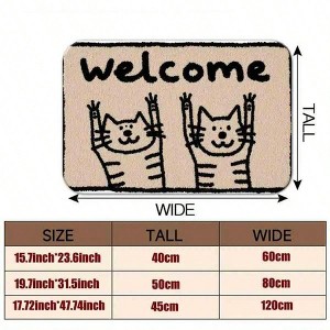 Chery Life Abstract Gold & Black Flowing Wave Area Mat, Water Absorbing Floor Mat For Entrance, Non Slip - 1 of 4