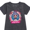 Girls' - LOL Surprise! - Royal Rebel Graphic Short Sleeve Fleece Dress - 2 of 3