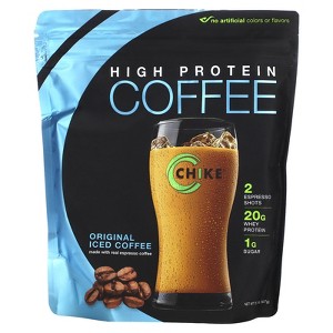 Chike Original High Protein Iced Coffee, 20 G Protein, 2 Shots Espresso, 1 G Sugar, Keto Friendly and Gluten Free, 14 Servings (15.1 Ounce) - 1 of 2