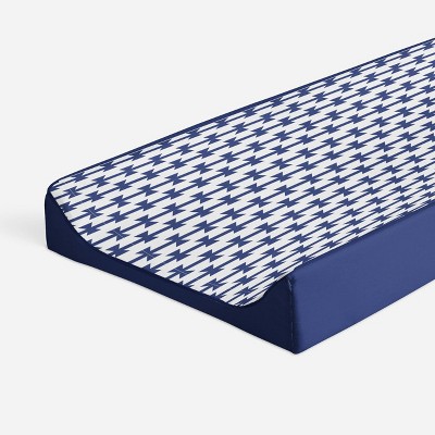 Bacati - Kilim Navy Quilted Changing Pad Cover