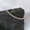 SOHI Women's Crystal Silver Bling Tennis Bracelet - 2 of 4
