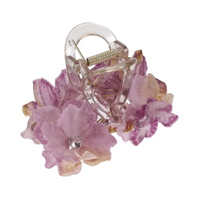 Unique Bargains Women's Butterfly Flower Hair Clips 3.94"x2.56"x2.95" 1 Pc