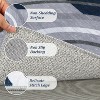 Geometric Abstract Washable Rug - Non-Slip Ultra-Thin Modern Carpet for Living Room, Bedroom, Dining Room - Stain Resistant - 3 of 4