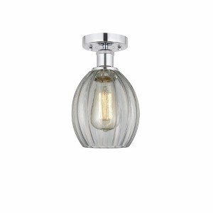 Eaton - 1 Light Semi-Flush Mount In Industrial Style-10.75 Inches Tall and 6 Inches Wide - 1 of 1