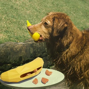 Fruit and vegetable Shaped Dog Chew Toy - Sturdy,Durable Food Dispensing Training Toy for All Dog - 1 of 3